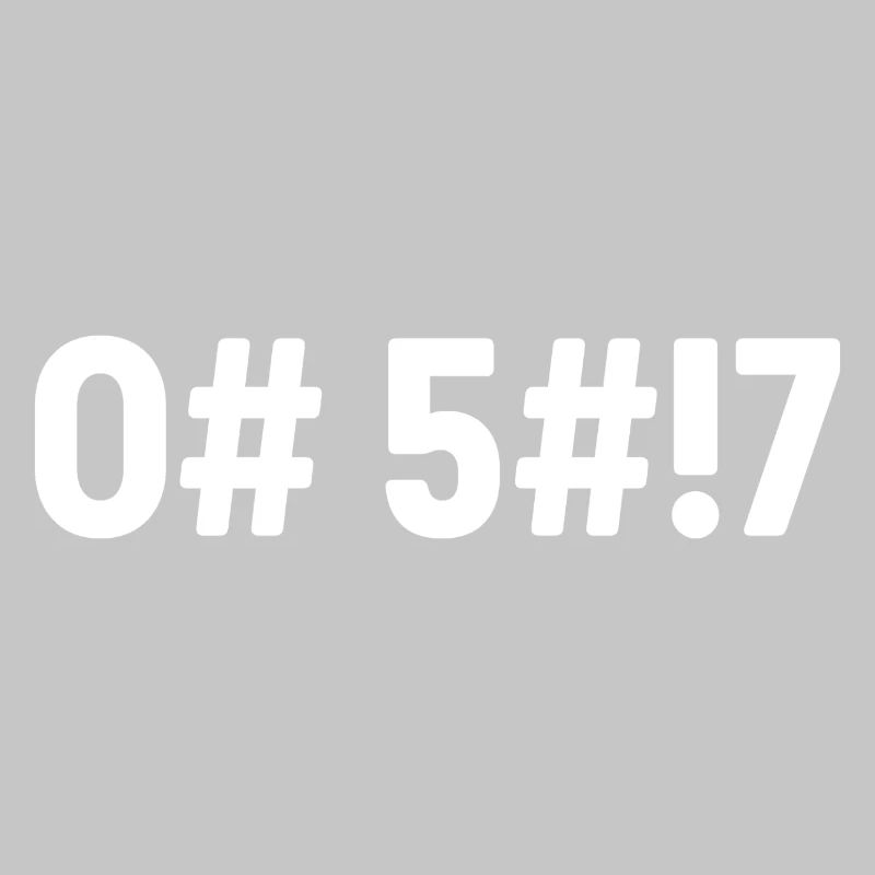 Oh Scheiße, codiert