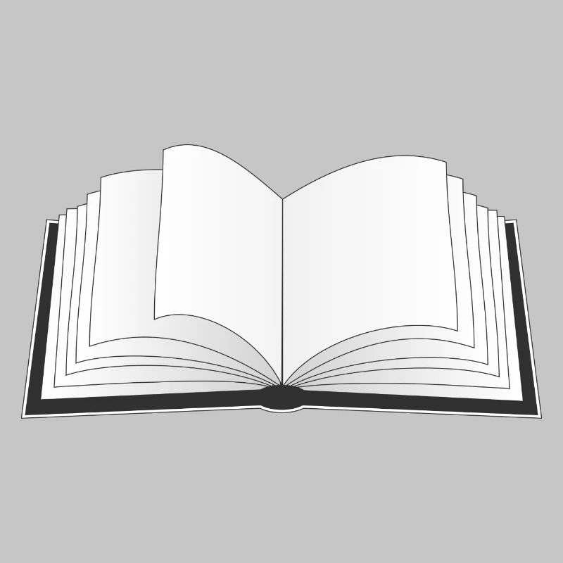 ein offenes Buch für den Bücherwurm oder Leseratte