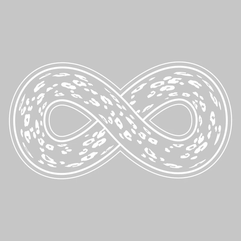 Leopard Infinity mit doppeltem Rand