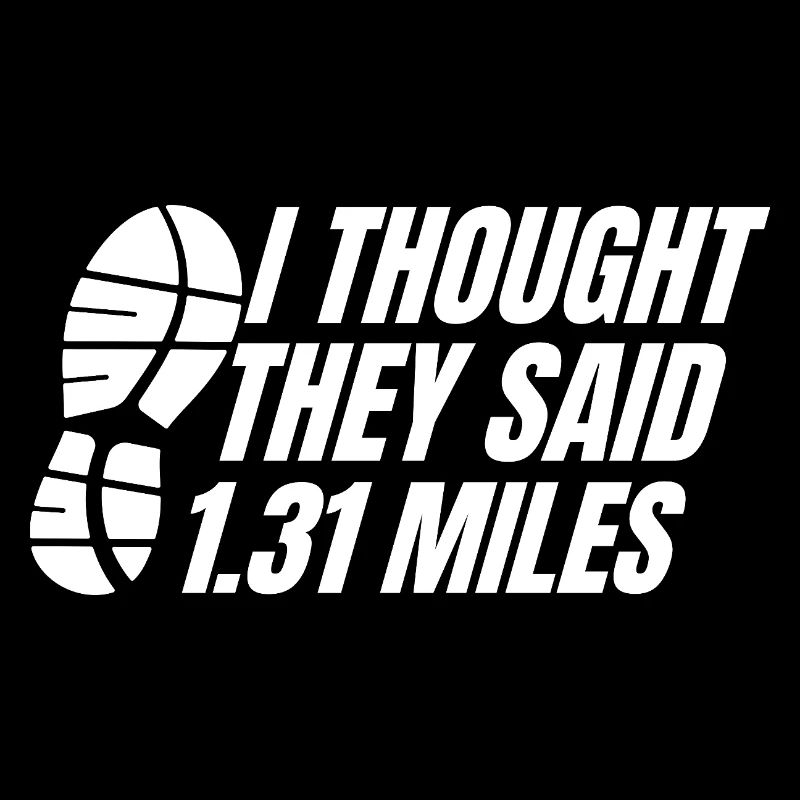marathonien, ils ont dit 1,31 miles de course
