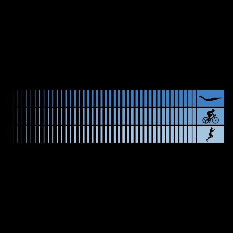 Azurblauer Farbverlauf Barcode Vogel