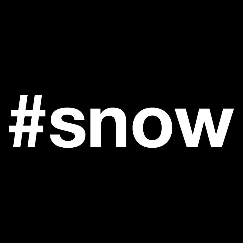 SNOW Hashtag