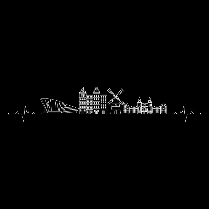 Heartbeat skyline Amsterdam