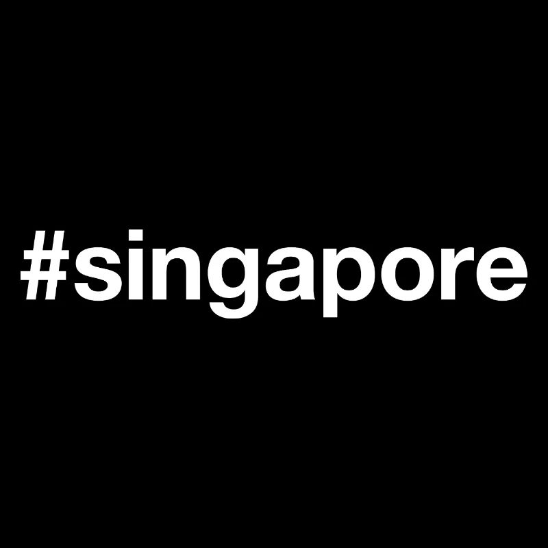 Singapore Singapur Hashtag