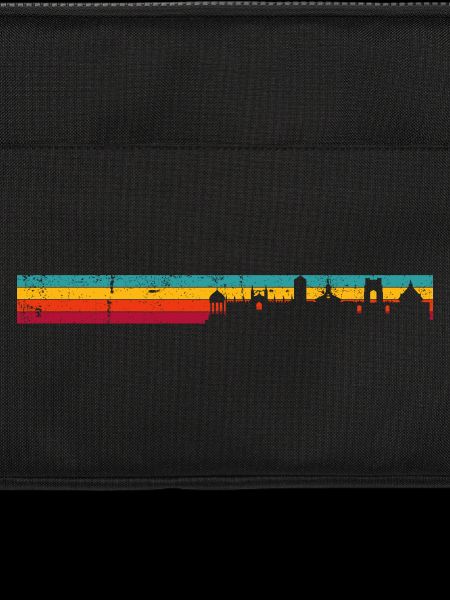 Retro Rainbow Skyline