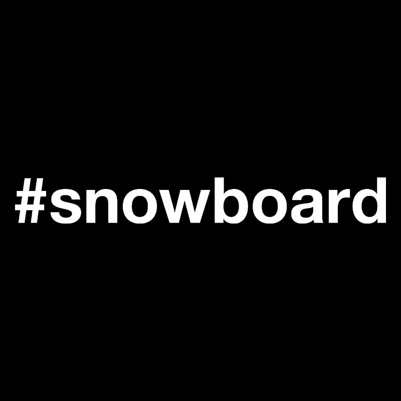 Snowboard Hashtag