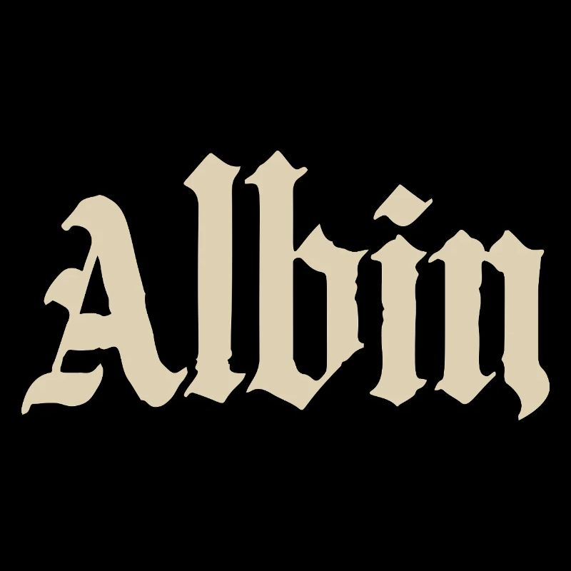Abhin in Gothic Script