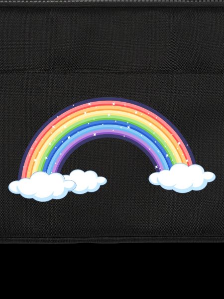 Vibrant Rainbow Over Clouds