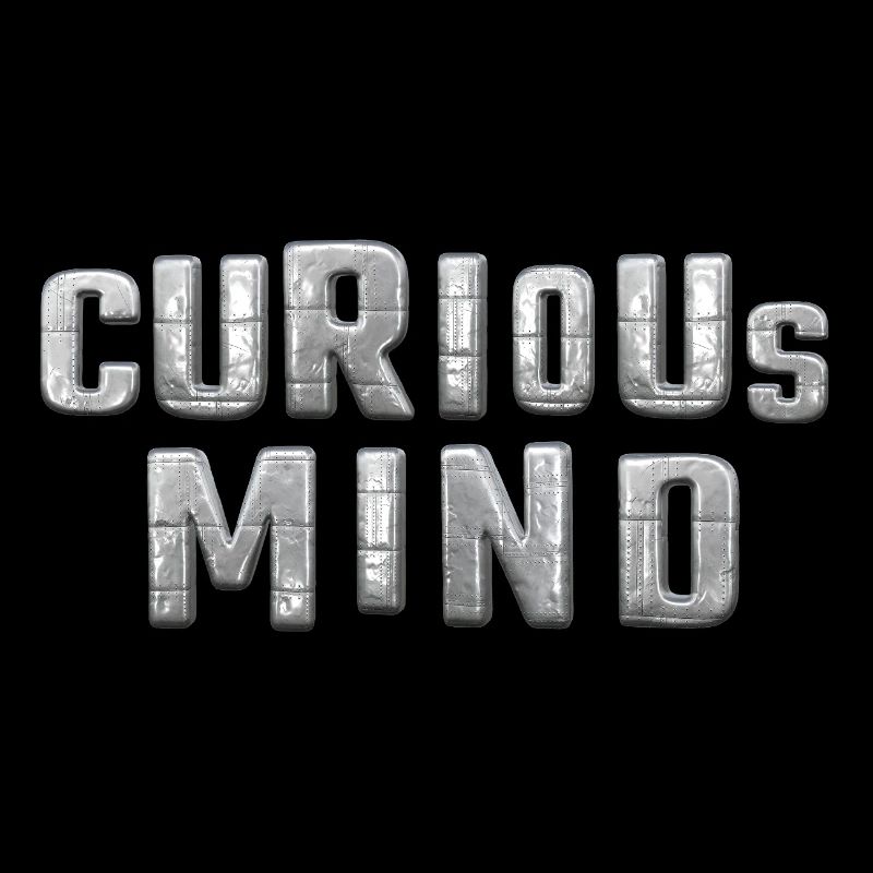 curious Mind metallic 3d