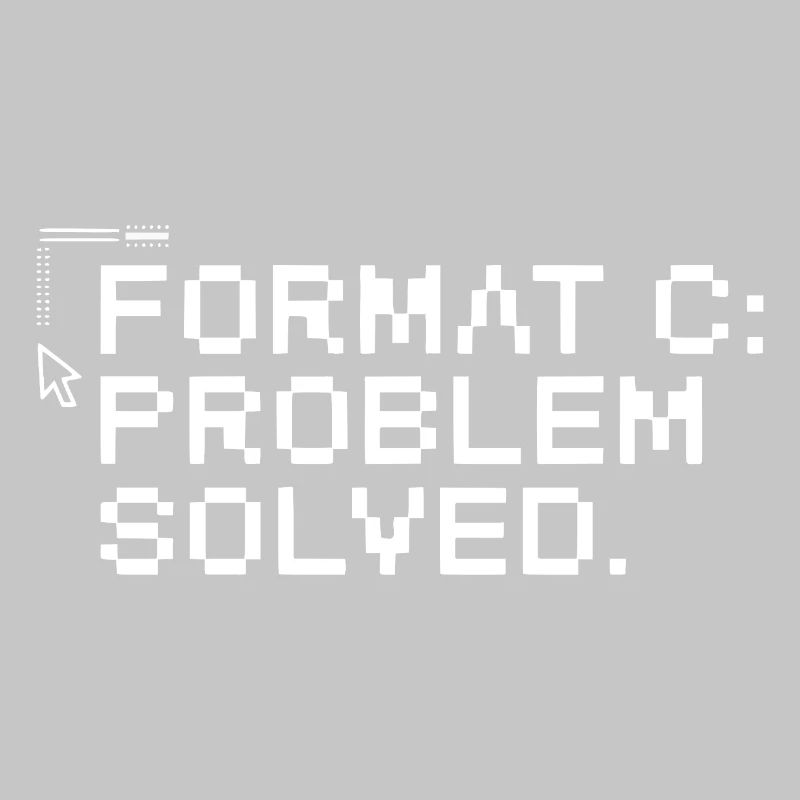 Format c: problem solved.