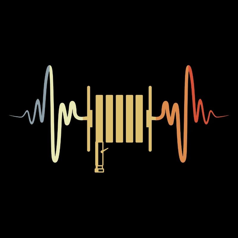 Retro Fire Hose Heartbeat