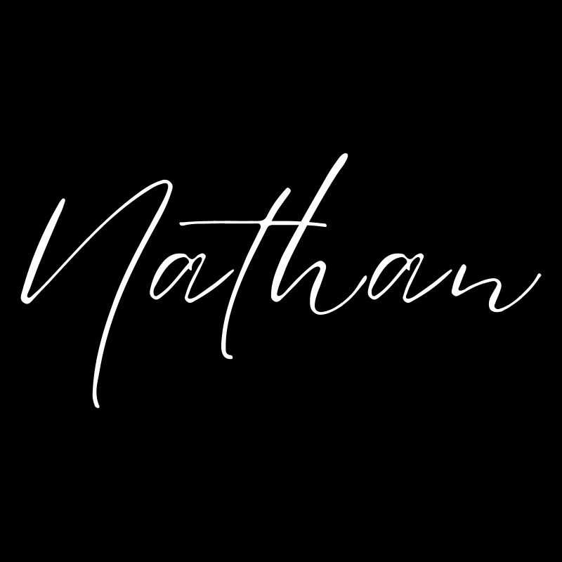 Nathan Name T-Shirt Gift for Men
