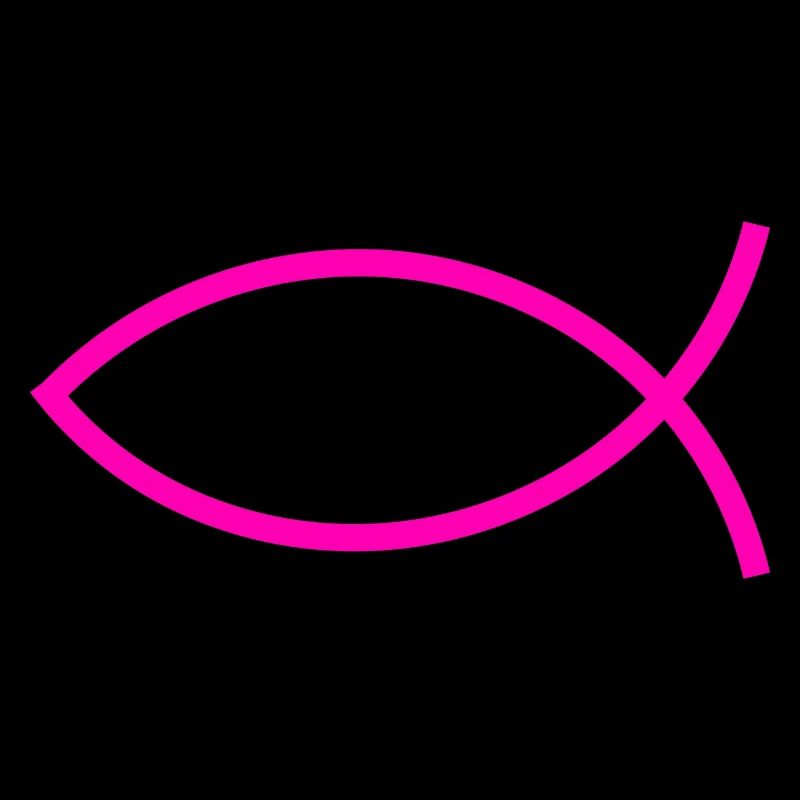 Jesus fish pink ichthys fish fish fish