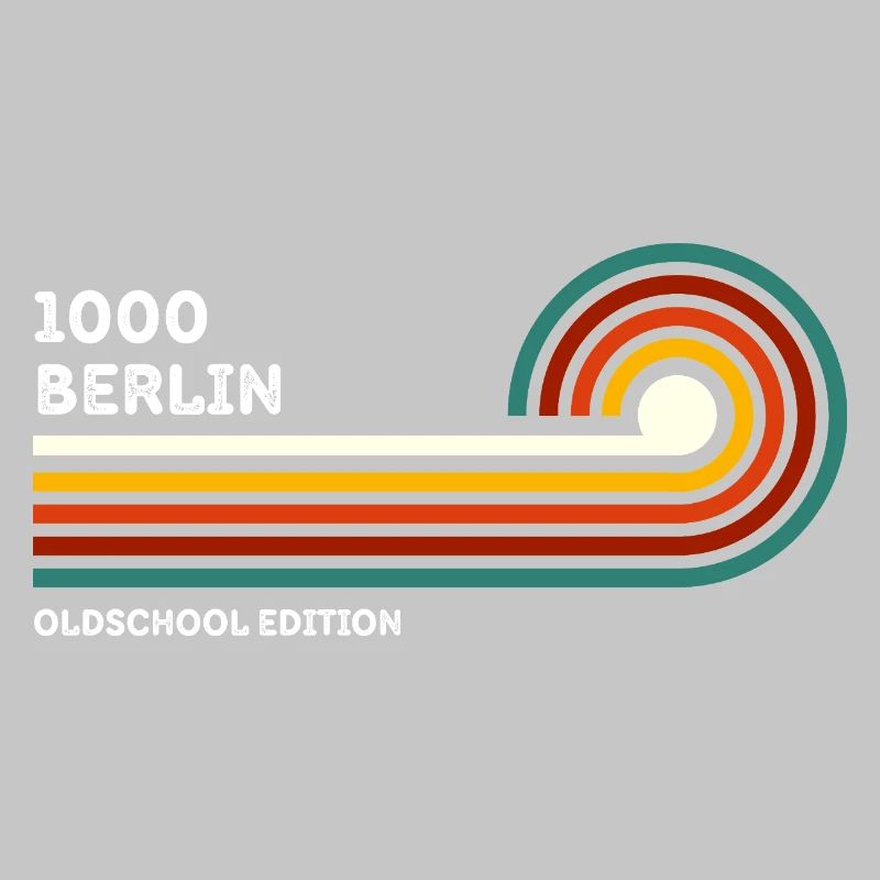 Berlin Chemise Rétro Code Postal 1000 Code Postal Souvenir