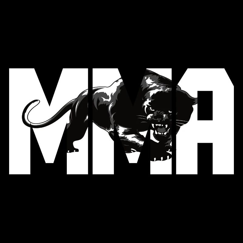 MMA Design mit einer Raubkatze