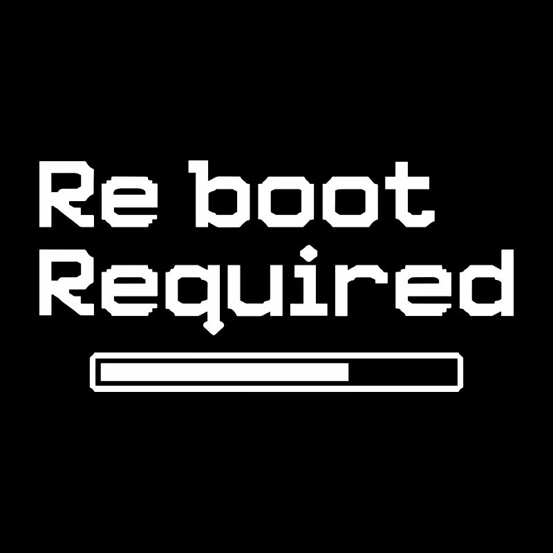 Redémarrage requis - Style de jeu rétro
