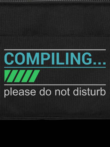 Lustiges Programmierer T-Shirt - Compiling Please