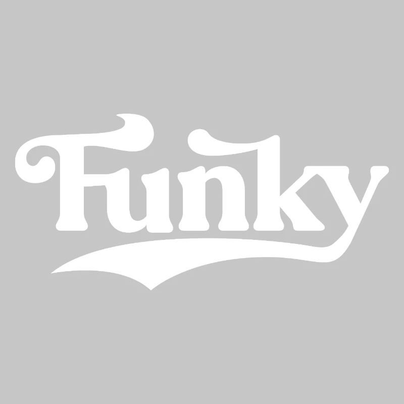 Funky Retro Script Logo