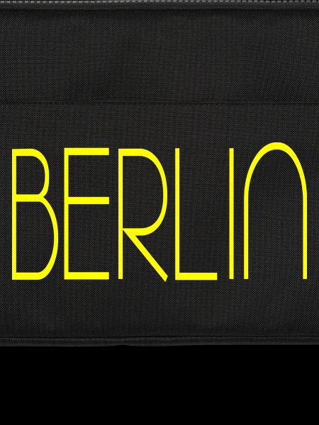 Berlin gelbe Schrift