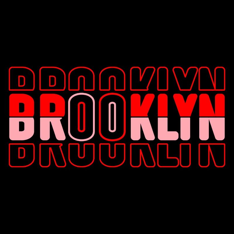 Brooklyn Neon Block Pattern