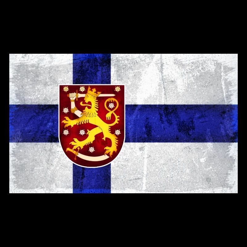Drapeau de la Finlande Lion