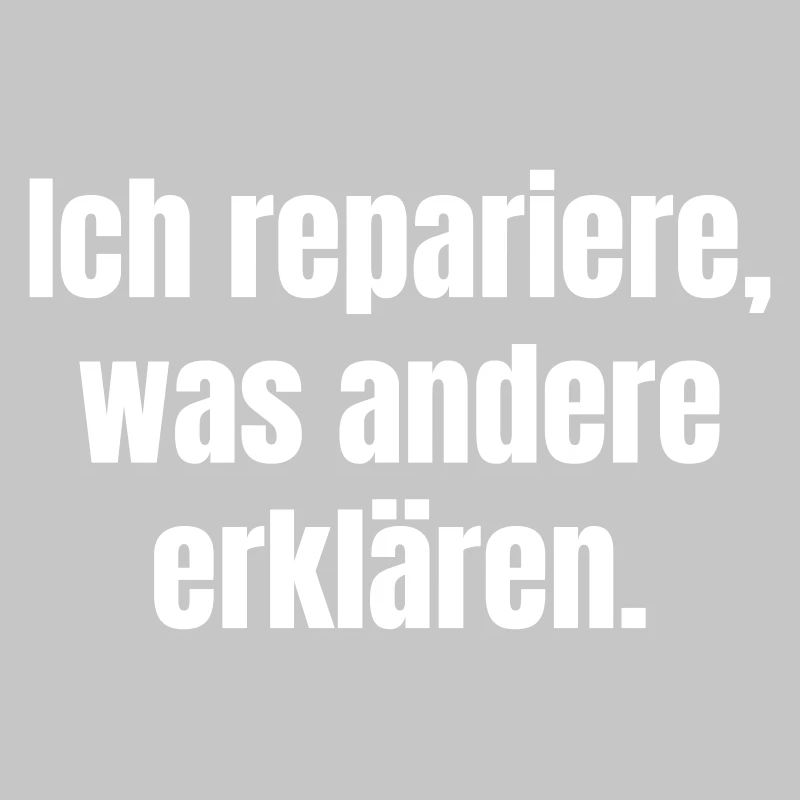 I fix what others explain