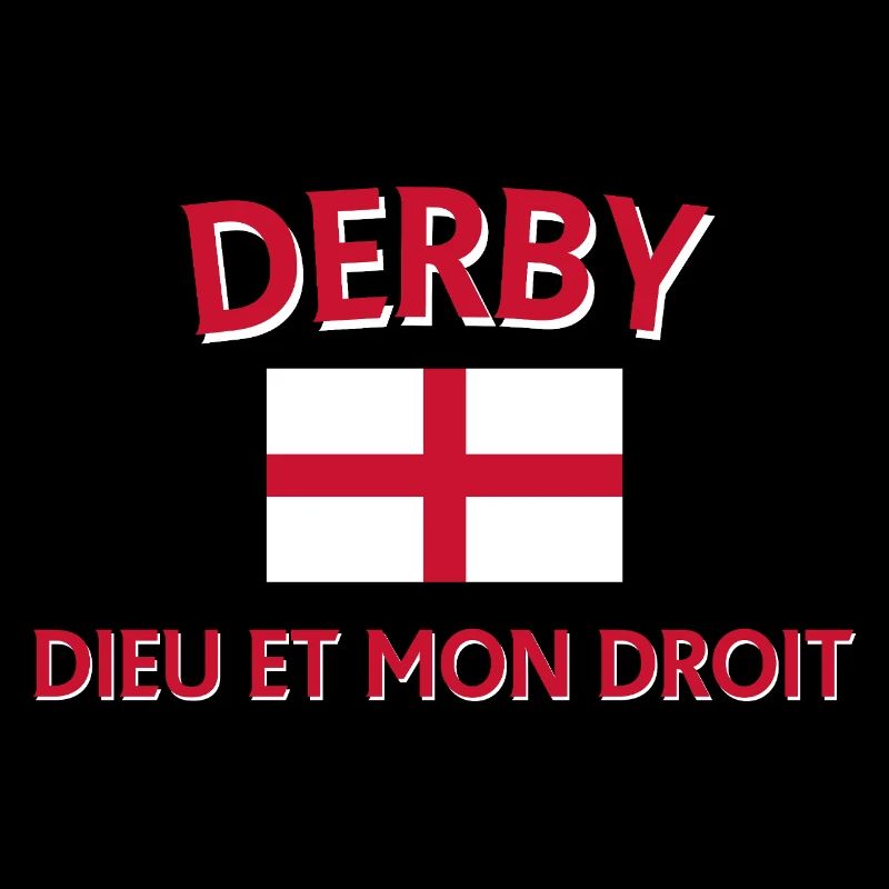 Conception du drapeau de l’Angleterre Derby