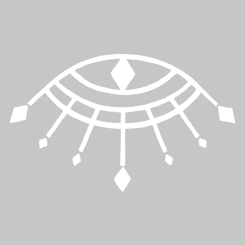 Symbole blanc du dieu Horus