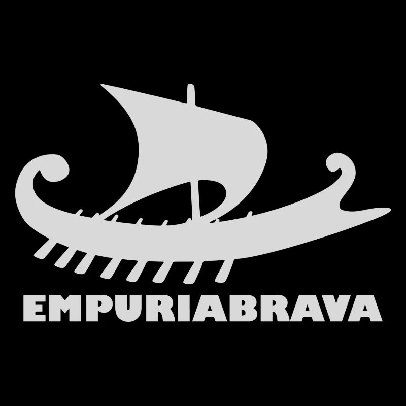 Schiff Empuriabrava/ Schrift hellgrau