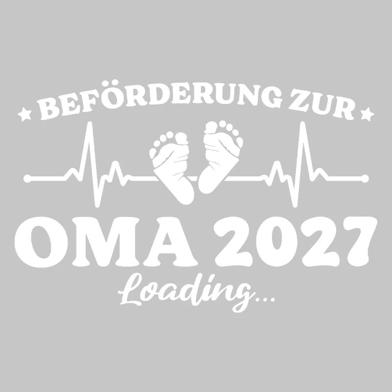 Beförderung zur Oma 2027 Loading Geschenk