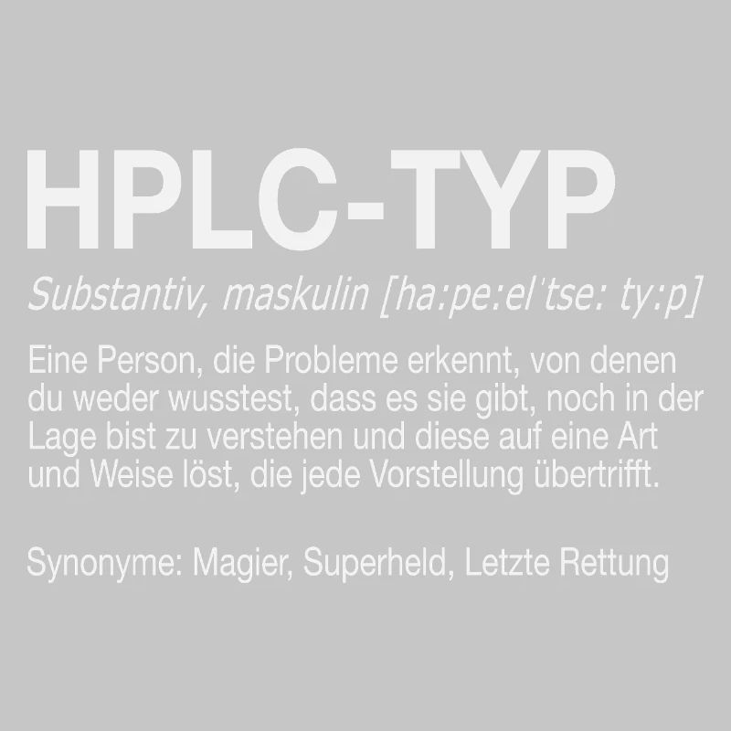 High Performance Liquid Chromatography HPLC Typ