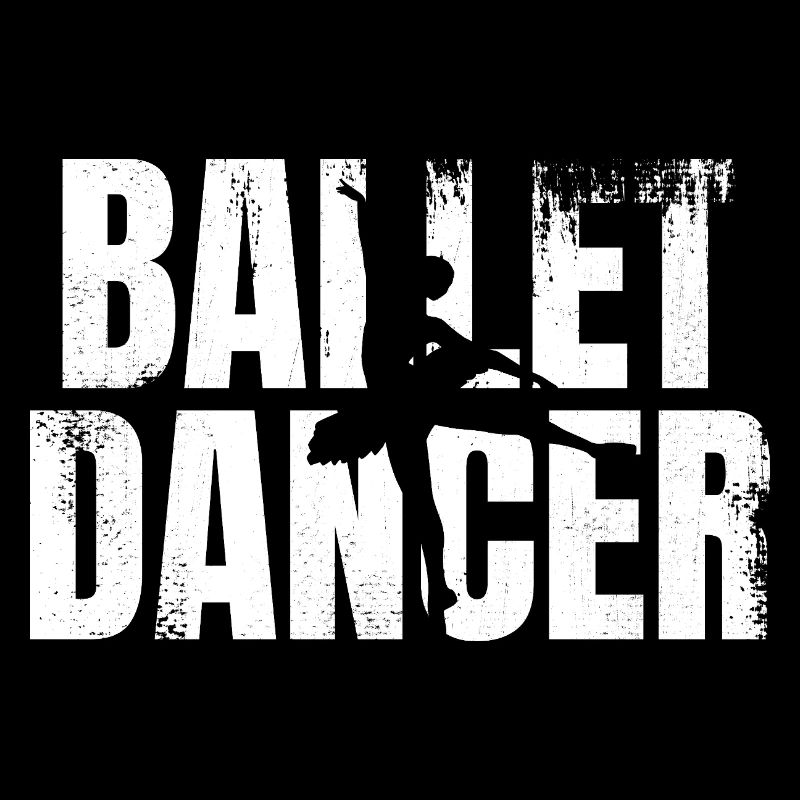 Funny ballet dancer