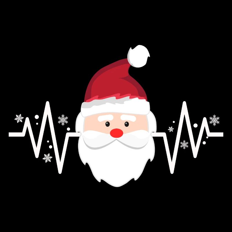 Weihnachtsmann Cool Herzschlag