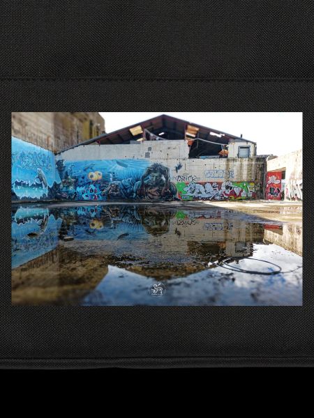 Urban Reflections – Blue Graffiti