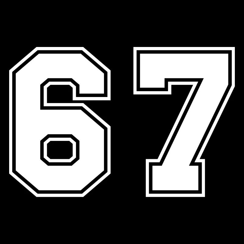 67 Nummer Lustig 6 7 Six Seven Meme 