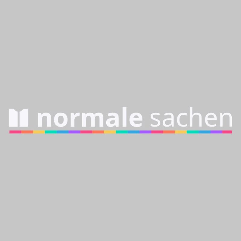 Normal Stuff Logo Rainbow