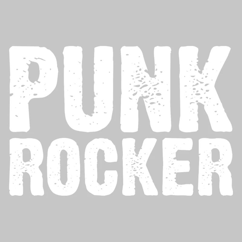 Bold Punk Rock Typography Design