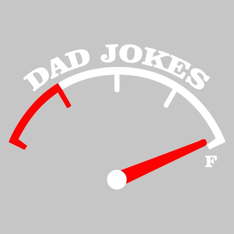 Dad Jokes Meter Tee Design