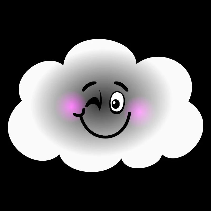 Glückliche Wolke