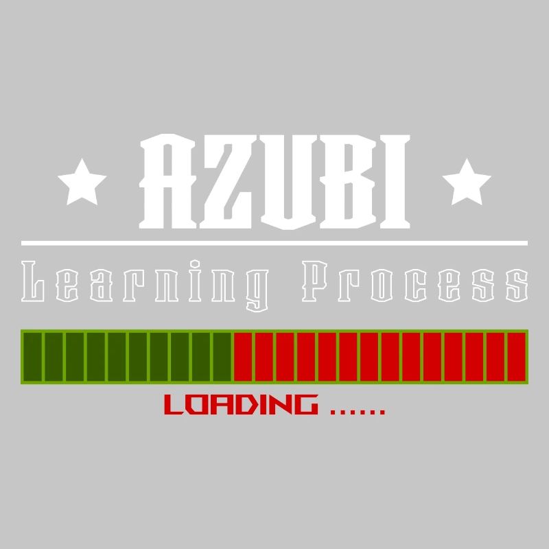 AZUBI learning process loading tshirt