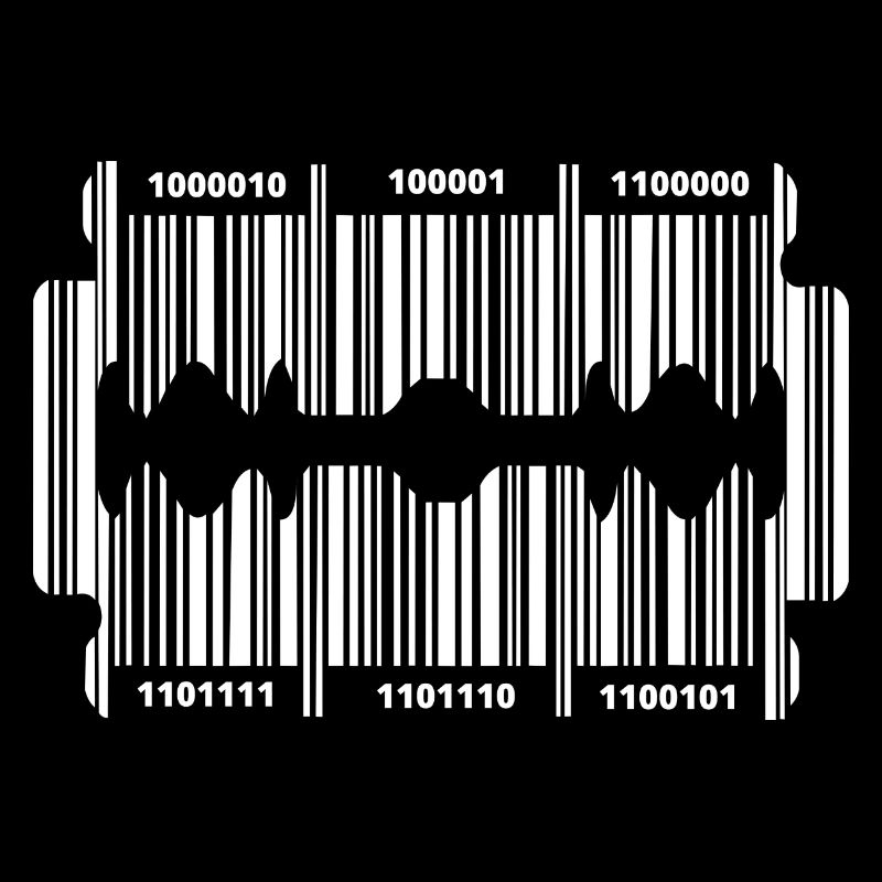 Lame de rasoir avec code
