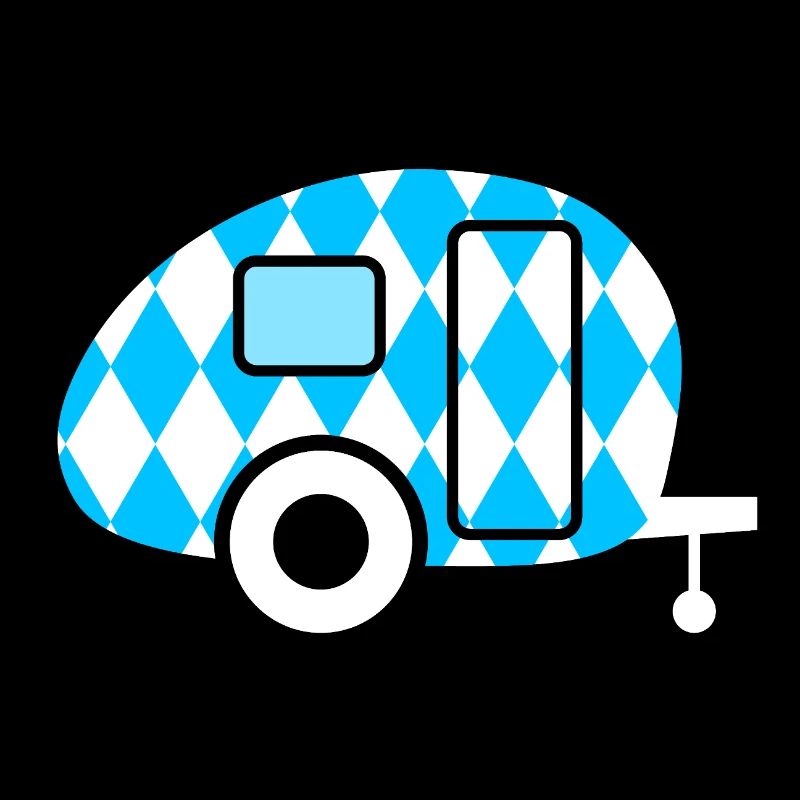 Caravan Caravan Bavaria Camping October Retro Fan