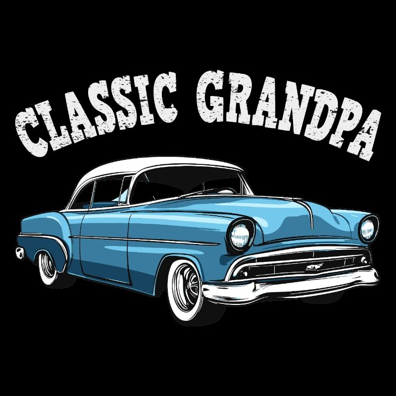 Klassischer Blau-Oldtimer Großvater 