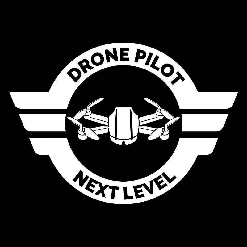pilote de drone de course pilote de drone symbole logo de vol
