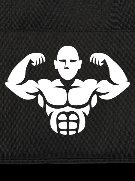 Bodybuilder Silhouette – Muskelpower Design