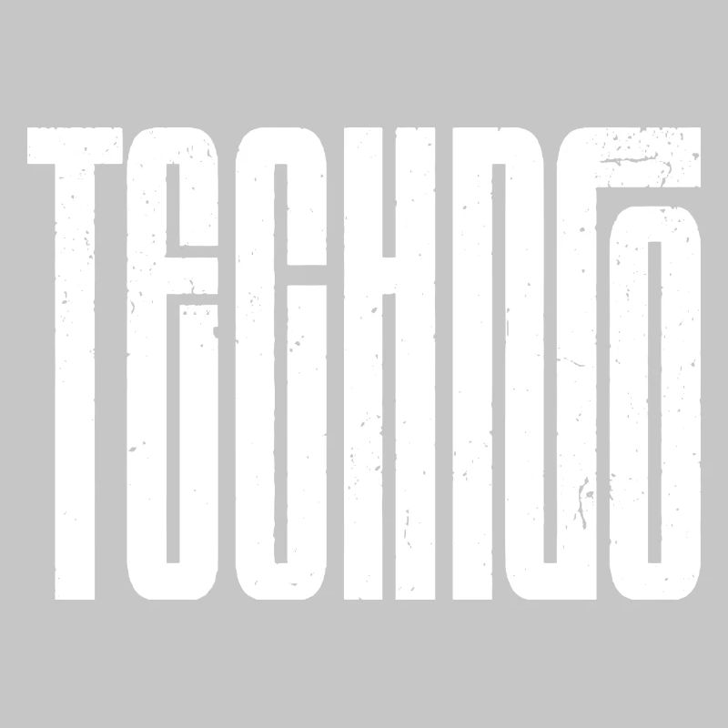 Typographie rétro techno audacieuse