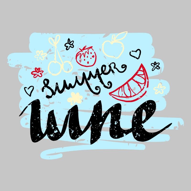 Sommer Scribble Früchte