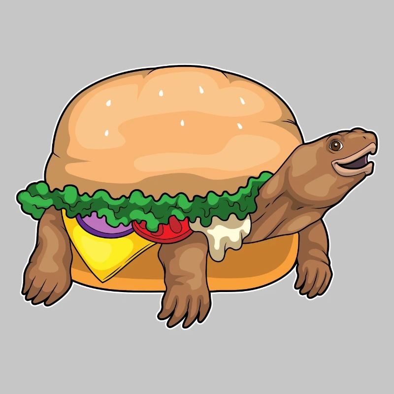 Turtle Cheeseburger