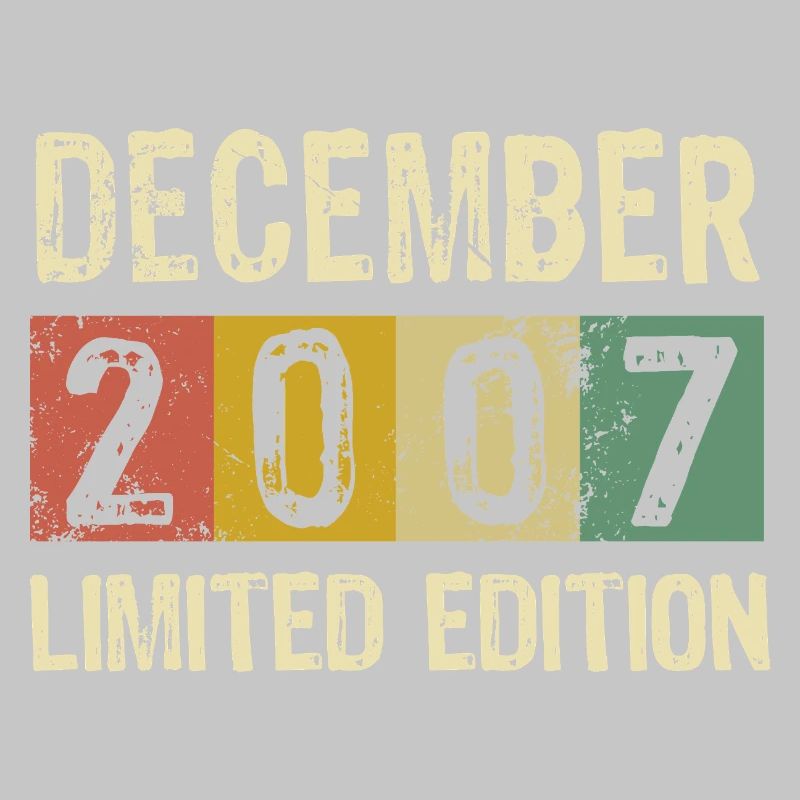 Édition limitée cadeau d’anniversaire de décembre 2007