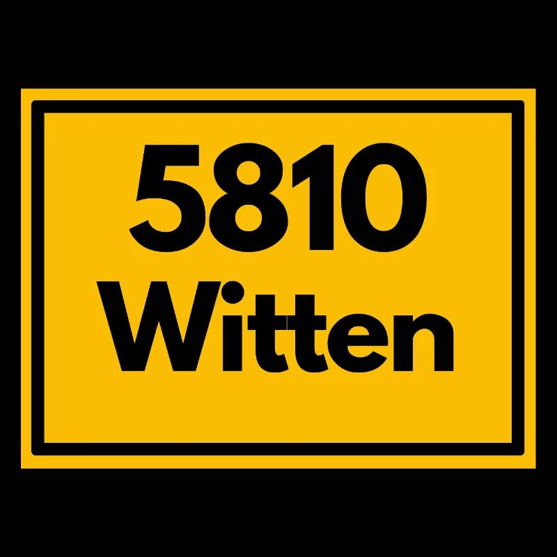 ANCIEN CODE POSTAL RETRO 5810 WITTEN RUHRGEBIET